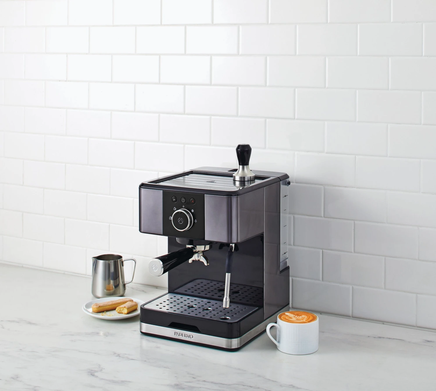 Paderno 20-Bar Espresso Machine Coffee & Tea 5 Paderno 20-Bar Espresso Machine Coffee & Tea