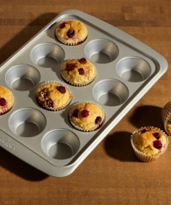 Paderno Bakeware Professional 12-Cup Muffin Pan | Moule à Muffins Professionelle, 12 Muffins