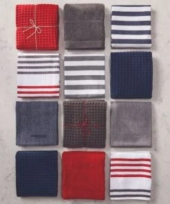 Paderno Yarn-Dyed Kitchen Towel 2-Pack, Charcoal | Serviette De Cuisine Tissée-teinte, Paq. 2, Gris Foncé 8 Paderno Yarn-Dyed Kitchen Towel 2-Pack, Charcoal | Serviette De Cuisine Tissée-teinte, Paq. 2, Gris Foncé