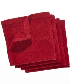 Paderno Best Sellers Terry Dishcloth 4-Pack, Red | Lavettes En Tissu éponge, Paq. 4, Rouge
