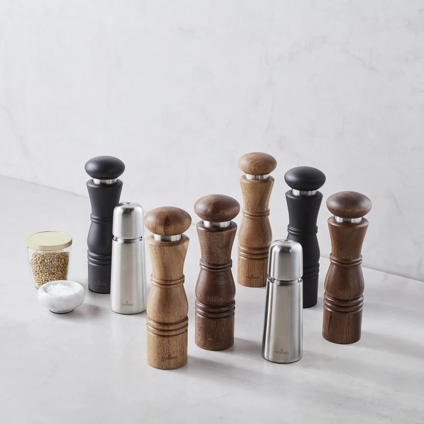 Paderno Signature Walnut Finish Acacia Wood Salt/Pepper/Spice Mill Best Sellers 6 Paderno Signature Walnut Finish Acacia Wood Salt/Pepper/Spice Mill Best Sellers