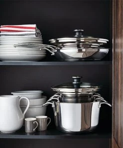 Paderno Signature 10-Piece Stacking Stainless Steel Cookware Set