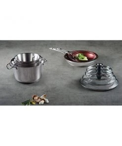 Paderno Signature 10-Piece Stacking Stainless Steel Cookware Set