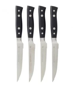 Paderno Montgomery Fully Forged 4-Piece Steak Knife Set