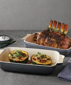 Paderno Bakeware 2-in-1 Ceramic Roaster Set