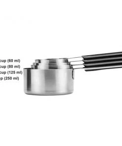 Paderno Baking Accessories 4-Piece Magnetic Measuring Cups