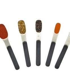 Paderno 5-Piece Magnetic Slim Fit Measuring Spoons 10 Paderno 5-Piece Magnetic Slim Fit Measuring Spoons