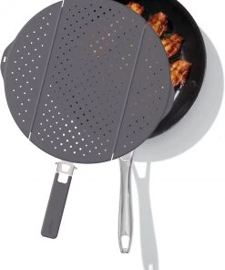 Paderno Silicone Folding Splatter Guard Cookware 11 Paderno Silicone Folding Splatter Guard Cookware