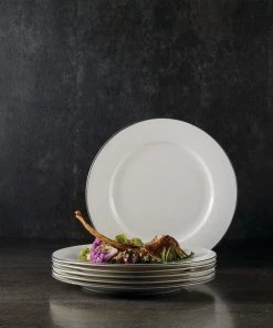 Paderno Bonavista Mid-Rim Dinner Plate Set, 6 Piece Best Sellers