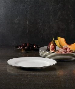 Paderno Bonavista Mid-Rim Salad Plate Set, 6 Piece Best Sellers