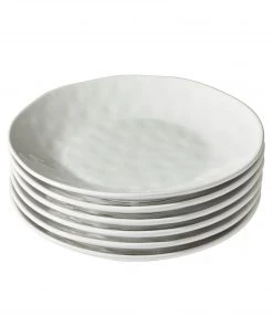Paderno Best Sellers Sandbank Organic Salad Plate Set, 6 Piece