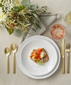 Paderno Best Sellers Sandbank Organic Salad Plate Set, 6 Piece