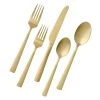 Paderno Summerside Champagne 20 Piece Flatware Set, Matte Finish 1 Paderno Summerside Champagne 20 Piece Flatware Set, Matte Finish