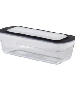 Paderno Bakeware 1.6 Qt Glass Loaf Pan With Lid