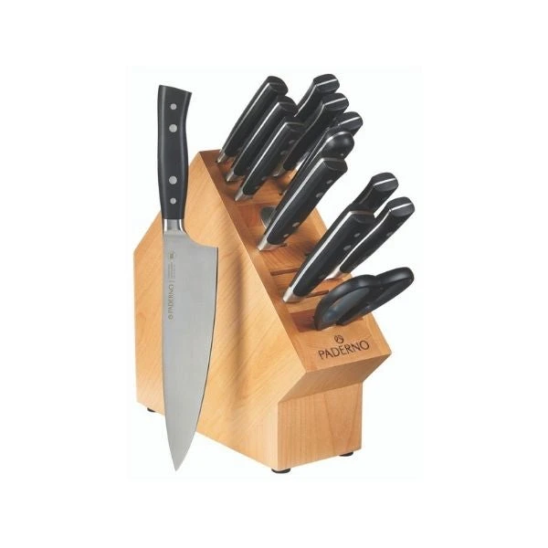 Paderno Montgomery Fully Forged 14-Piece Knife Block Set Knives 3 Paderno Montgomery Fully Forged 14-Piece Knife Block Set Knives