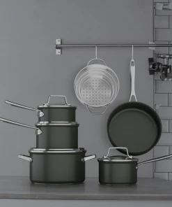 Paderno Cookware Sets Non-Stick Hard-Anodized Cookset, 12-pc | Batterie De Cuisine Antiadhésive, 12 Pièces 18 Paderno Cookware Sets Non-Stick Hard-Anodized Cookset, 12-pc | Batterie De Cuisine Antiadhésive, 12 Pièces