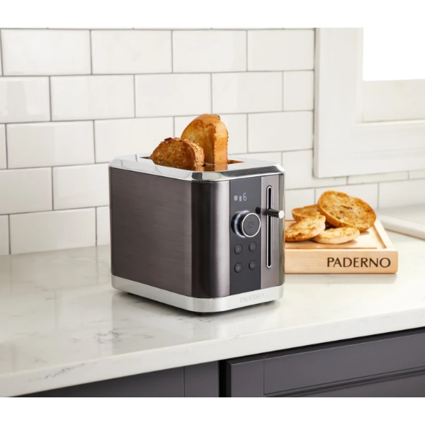 Paderno 2-Slice Even-Heat Toaster | Grille-pain 2 tranches à Chaleur Uniforme Appliances 6 Paderno 2-Slice Even-Heat Toaster | Grille-pain 2 tranches à Chaleur Uniforme Appliances