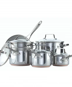 Paderno Cookware Sets Copper Core Stainless Steel Cookset, 12-pc | Batterie De Cuisine En Acier Inoxydable, 12 Pièces 25 Paderno Cookware Sets Copper Core Stainless Steel Cookset, 12-pc | Batterie De Cuisine En Acier Inoxydable, 12 Pièces