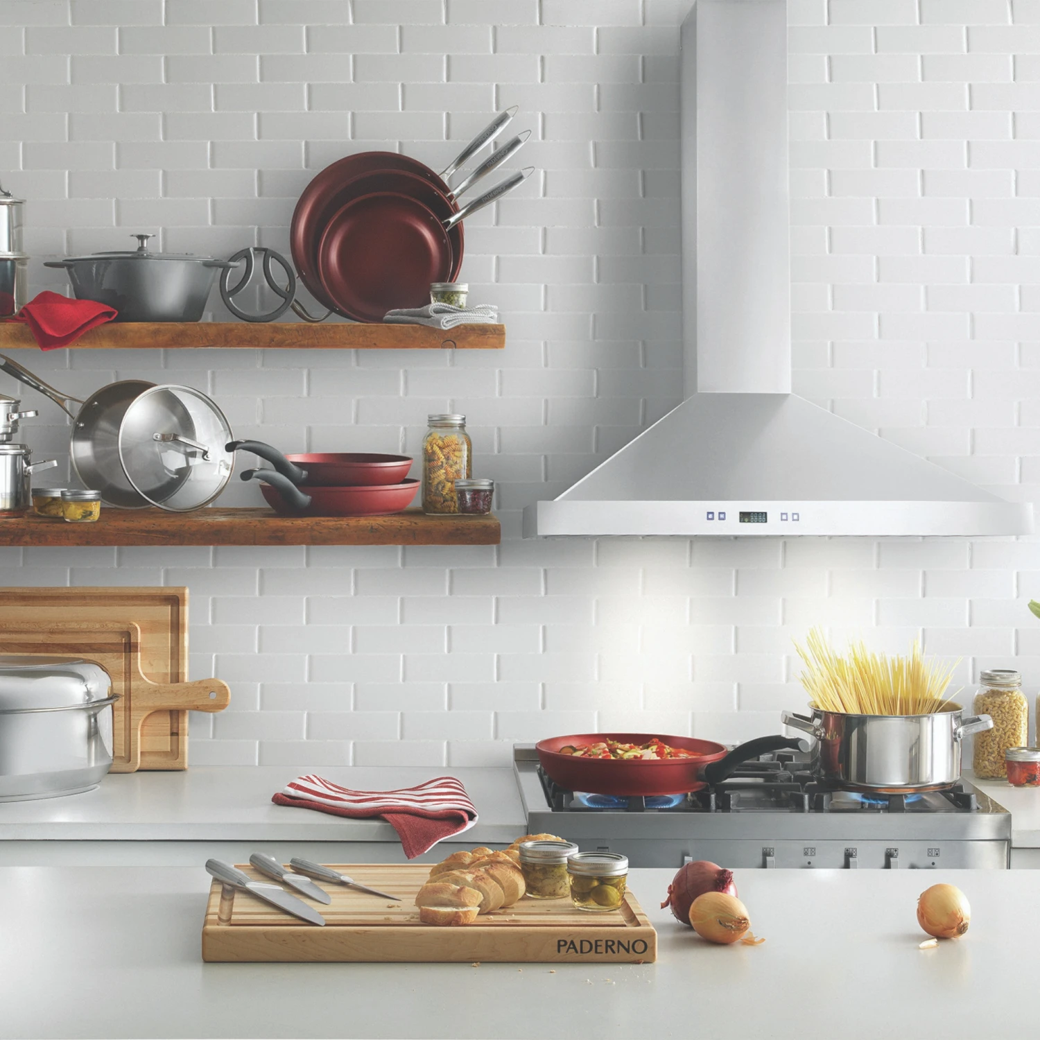 Paderno Classic Non-Stick Cast Iron Wok, 32 Cm 5 Paderno Classic Non-Stick Cast Iron Wok, 32 Cm