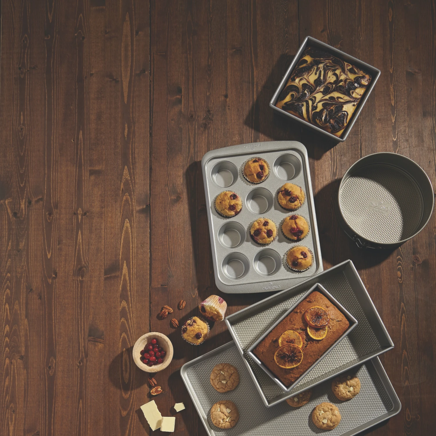 Paderno Professional Square Pan, 8-in | Moule à Gâteau Carré Professionelle, 8 Po Bakeware 6 Paderno Professional Square Pan, 8-in | Moule à Gâteau Carré Professionelle, 8 Po Bakeware