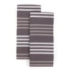 Paderno Basketweave Kitchen Towel 2-Pack, Charcoal | Serviette De Cuisine Tressage De Panier, Gris Foncé, Paq. 2 1 Paderno Basketweave Kitchen Towel 2-Pack, Charcoal | Serviette De Cuisine Tressage De Panier, Gris Foncé, Paq. 2