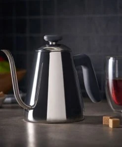 Paderno Stainless Steel Pour-over Stovetop Kettle Cookware 9 Paderno Stainless Steel Pour-over Stovetop Kettle Cookware