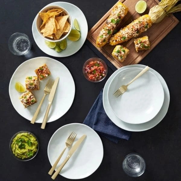 Paderno Summerside Champagne 20 Piece Flatware Set, Matte Finish 13 Paderno Summerside Champagne 20 Piece Flatware Set, Matte Finish