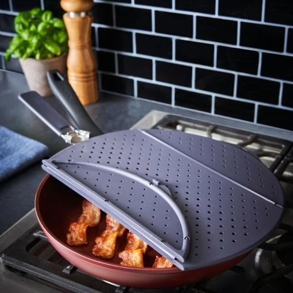 Paderno Silicone Folding Splatter Guard Cookware 8 Paderno Silicone Folding Splatter Guard Cookware