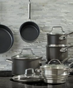 Paderno Cookware Sets Non-Stick Hard-Anodized Cookset, 12-pc | Batterie De Cuisine Antiadhésive, 12 Pièces 16 Paderno Cookware Sets Non-Stick Hard-Anodized Cookset, 12-pc | Batterie De Cuisine Antiadhésive, 12 Pièces