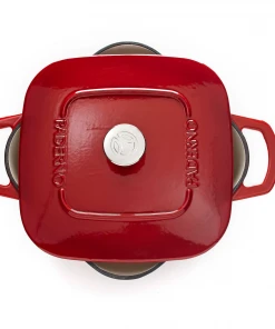Paderno Cookware Dutch Oven 5 Quarts, Red | Cocotte En Fonte 5 Pintes, Rouge 10 Paderno Cookware Dutch Oven 5 Quarts, Red | Cocotte En Fonte 5 Pintes, Rouge