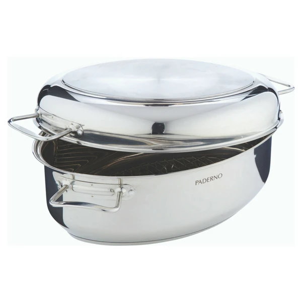 Paderno Stainless Steel Multi-Roaster With Removable Rack | Rôtissoire Multifonction Avec Grille Amovible 3 Paderno Stainless Steel Multi-Roaster With Removable Rack | Rôtissoire Multifonction Avec Grille Amovible