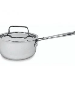 Paderno Canadian Professional Stainless Steel Clad Saucepan, 1.7 Qt Cookware