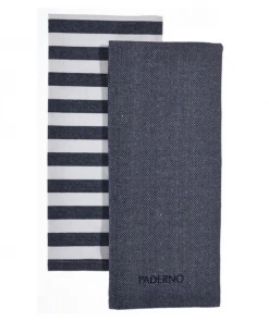 Paderno Yarn-Dyed Kitchen Towel, 2-Pack, Navy | Serviette De Cuisine Tissée-teinte, Paq. 2, Marine Best Sellers