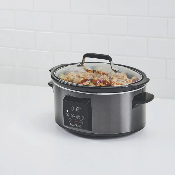 Paderno 6-Quart Programmable Slow Cooker | Mijoteuse Programmable De 6 pintes 5 Paderno 6-Quart Programmable Slow Cooker | Mijoteuse Programmable De 6 pintes